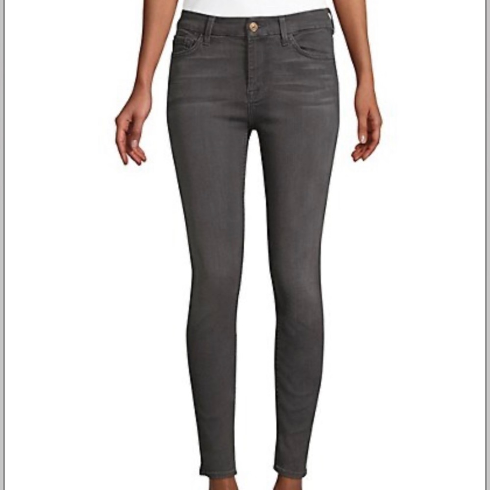 7 For All Mankind
High-waist  Ankle Skinny Jeans